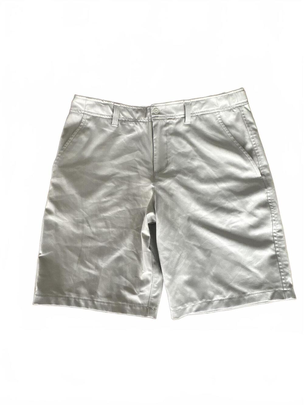 Under Armour Gray Polyester Casual Dress Shorts Size 16 XL youth Boys